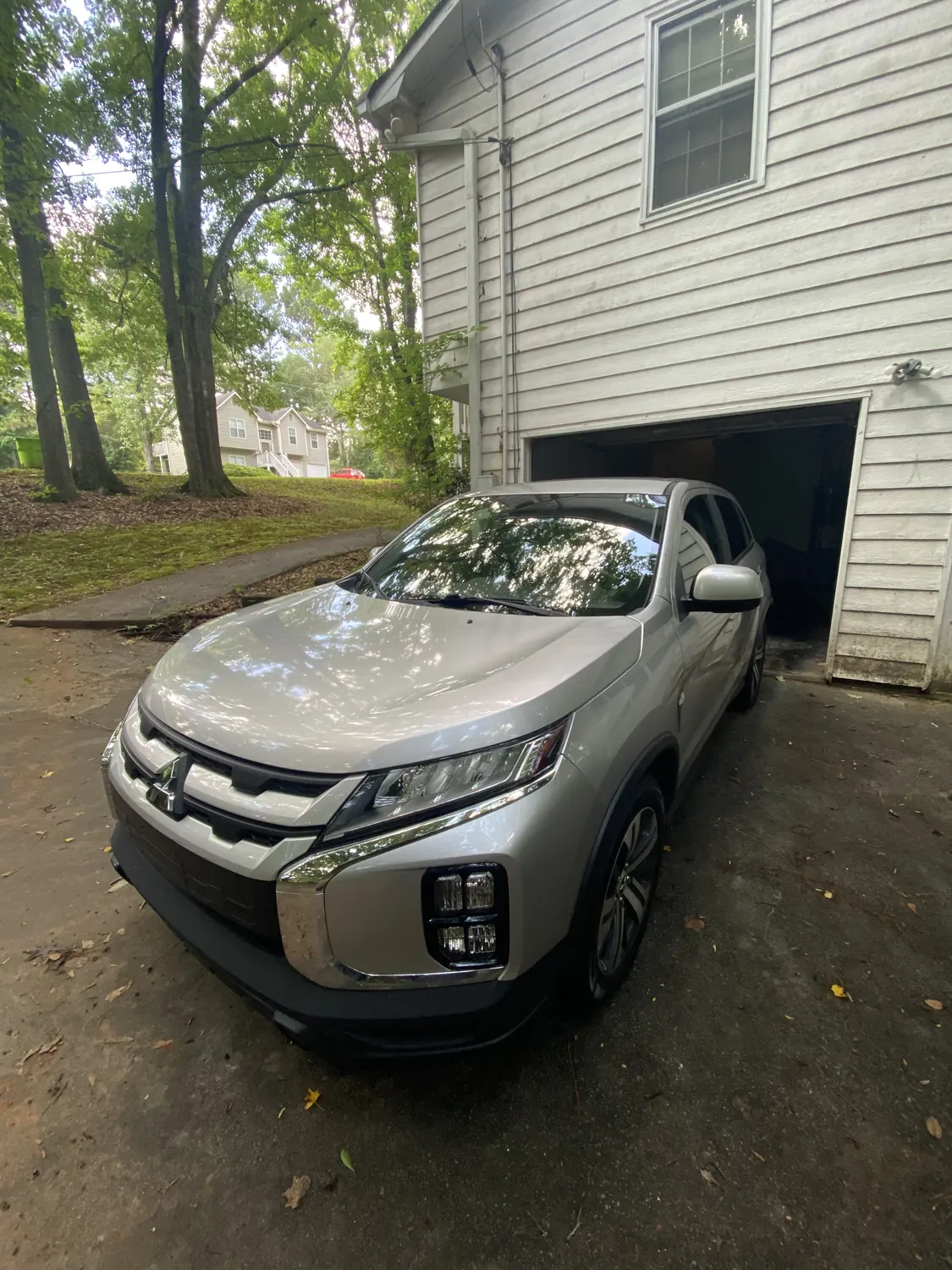 Silver pickup truck after a mobile windshield replacement